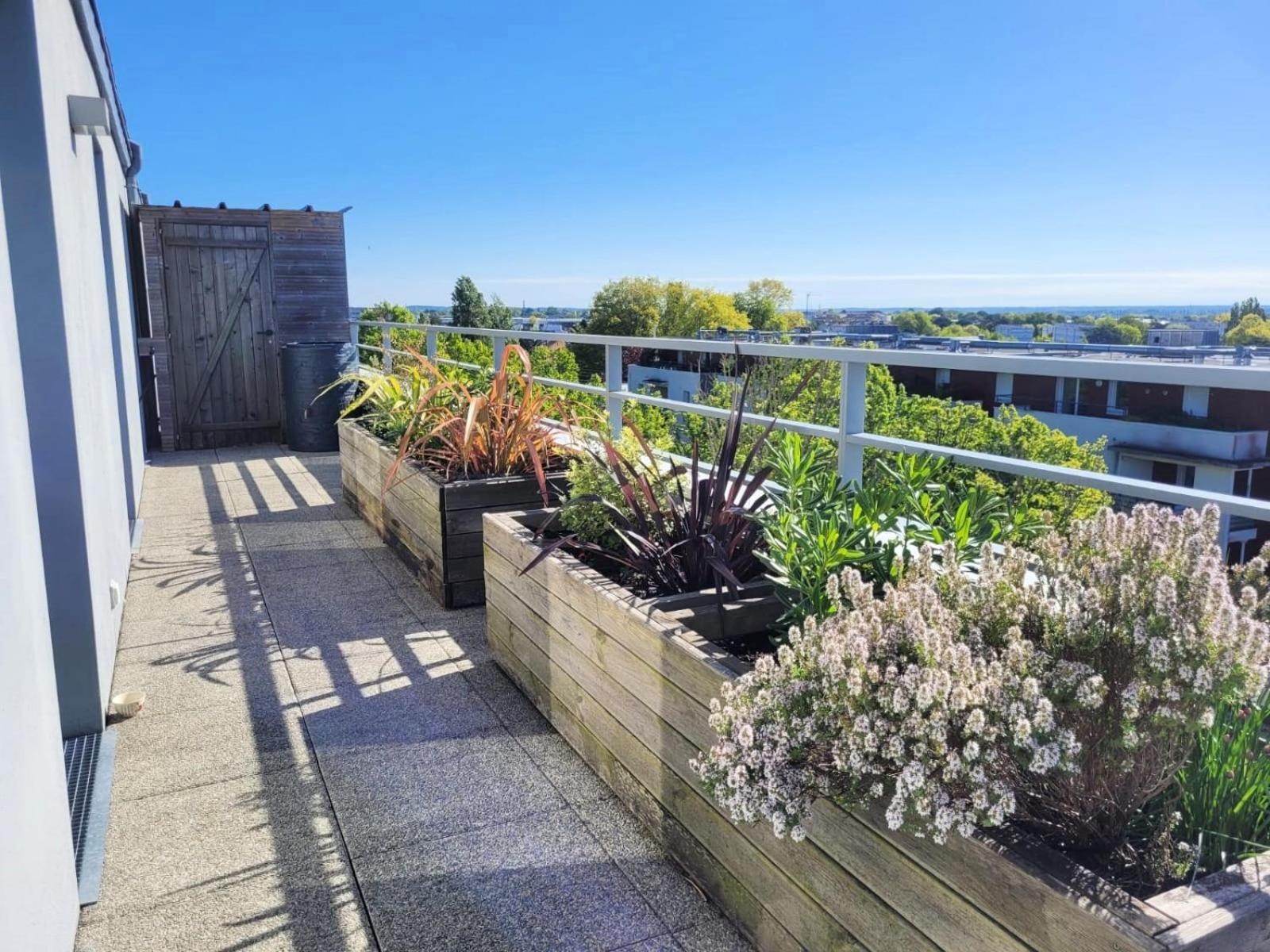 Le Nid : Rooftop Moderne Surplombant La Ville Nantes Esterno foto